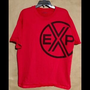 Express Men’s Crewneck Cotton T-Shirt, Medium, Red